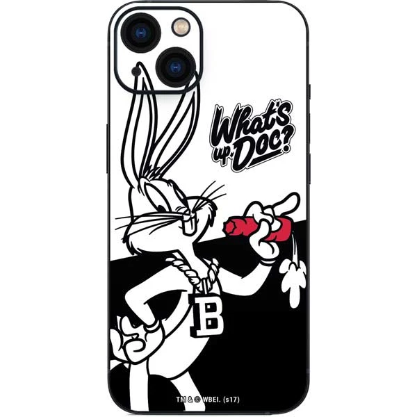 Looney Tunes Retro Bugs Bunny IPhone 15 Skin 3 Looney Tunes Retro Bugs Bunny IPhone 15 Skin