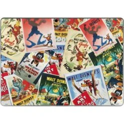 Disney Friends Retro Goofy Stamps Art Surface Pro 8 Skin