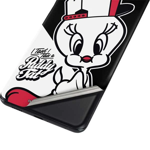 Looney Tunes Retro Tweety Bird Galaxy S21 5G Skin 6 Looney Tunes Retro Tweety Bird Galaxy S21 5G Skin - Image 4