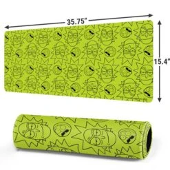 Adult Swim Rick And Morty Rick And Morty All Over Print Gaming Mouse Pad -Skinit Store rick and morty all over print extra large gaming mouse pad 1661538186 MSPRCKMRT11GAMGXL PR 02