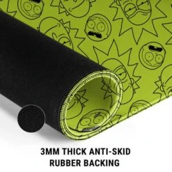 Adult Swim Rick And Morty Rick And Morty All Over Print Gaming Mouse Pad -Skinit Store rick and morty all over print extra large gaming mouse pad 1661538186 MSPRCKMRT11GAMGXL PR 04