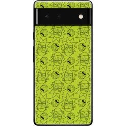 Adult Swim Rick And Morty Rick And Morty All Over Print Google Pixel 6 Skin