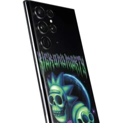 Adult Swim Rick And Morty Neon Skulls Galaxy S22 Ultra Skin -Skinit Store rick and morty neon skulls galaxy s22 ultra skin 1661284720 SKNRCKMRT09GLX22U PR 03