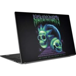 Adult Swim Rick And Morty Neon Skulls Dell XPS Skin