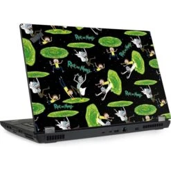Adult Swim Rick And Morty Portal Pattern Lenovo ThinkPad Skin