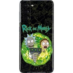 Adult Swim Rick And Morty Portal Travel Galaxy S21 5G Skin
