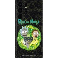 Adult Swim Rick And Morty Portal Travel Galaxy S22 Ultra Skin
