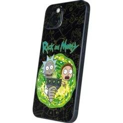 Adult Swim Rick And Morty Portal Travel IPhone 14 Plus Skin -Skinit Store rick and morty portal travel iphone 14 plus skin 1662574831 SKNRCKMRT01IPH14M PR 02