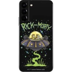 Adult Swim Rick And Morty Spaceship Galaxy S22 Plus Skin