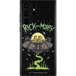 Adult Swim Rick And Morty Spaceship Galaxy S22 Ultra Skin
