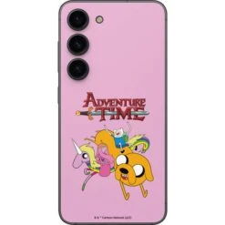 Adult Swim Adventure Time Riding In A Unicorn Galaxy S23 Skin