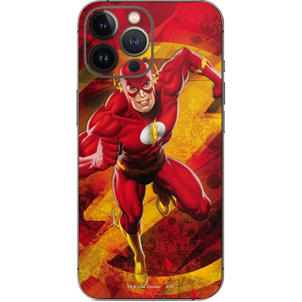 DC Comics The Flash Action Pose IPhone 14 Pro Max Skin 3 DC Comics The Flash Action Pose IPhone 14 Pro Max Skin