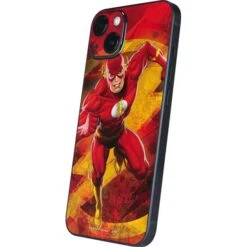 DC Comics The Flash Action Pose IPhone 15 Skin -Skinit Store ripped flash iphone 15 skin 1694705050 SKNDCFLSH16IPHN15 PR 02