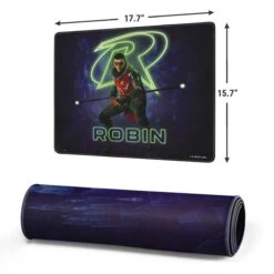 DC Comics Gotham Knights Robin Gaming Mouse Pad -Skinit Store robin gotham knights medium gaming mouse pad 1669132921 MSPGTHKNT03GAMGMD PR 02