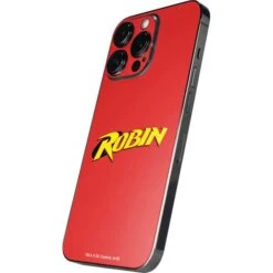 DC Comics Robin Official Logo IPhone 14 Pro Max Skin -Skinit Store robin official logo iphone 14 pro max skin 1662745732 SKNDCLOGO05IP14PM PR 02