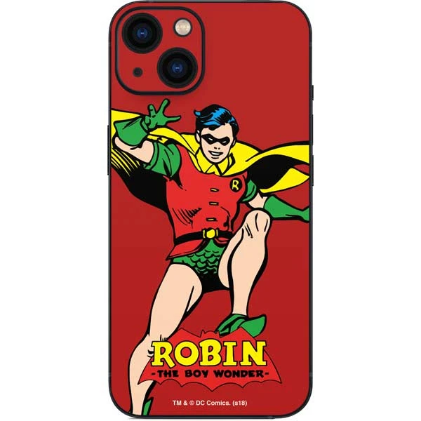 DC Comics Robin Classic Art IPhone 14 Plus Skin 3 DC Comics Robin Classic Art IPhone 14 Plus Skin