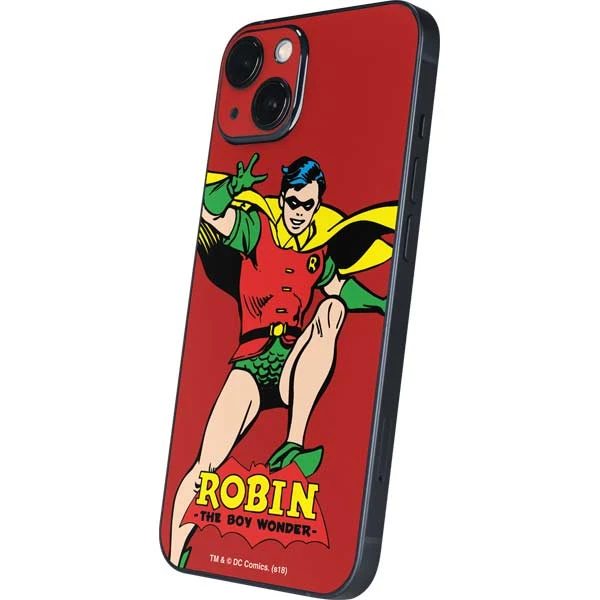 DC Comics Robin Classic Art IPhone 14 Plus Skin 4 DC Comics Robin Classic Art IPhone 14 Plus Skin - Image 2