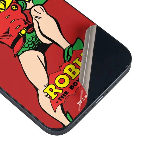 DC Comics Robin Classic Art IPhone 14 Plus Skin 5 DC Comics Robin Classic Art IPhone 14 Plus Skin - Image 3