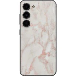 Rose Gold Marble Galaxy S23 Skin