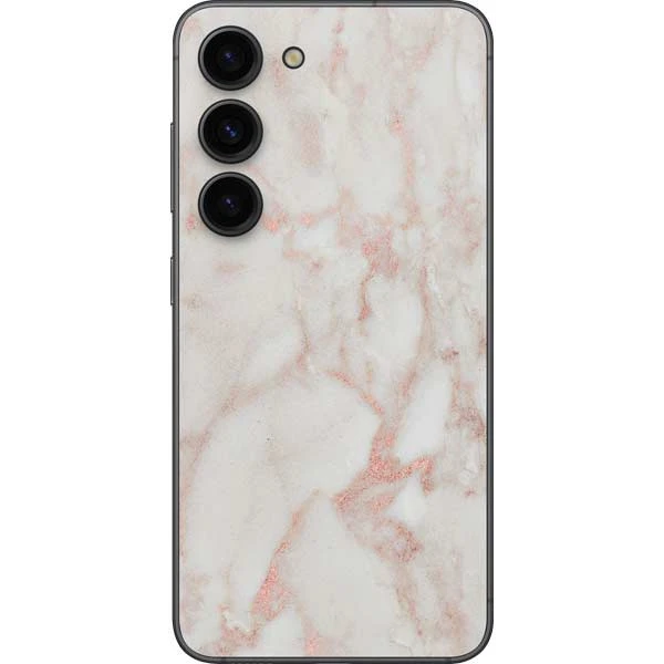 Rose Gold Marble Galaxy S23 Skin 3 Rose Gold Marble Galaxy S23 Skin