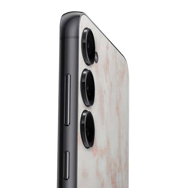 Rose Gold Marble Galaxy S23 Skin 5 Rose Gold Marble Galaxy S23 Skin - Image 3