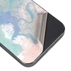 Rose Quartz & Serenity Splatter IPhone 15 Pro Max Skin -Skinit Store rose quartz serenity splatter iphone 15 pro max skin 1694187182 SKNSERNTY19IP15PM PR 03