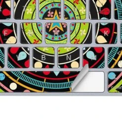 Sacred Wheel Colored Magic Keyboard Skin -Skinit Store sacred wheel colored magic keyboard skin 1616707002 SKNDSGNAC14AMKBDX PR 04