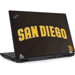 MLB San Diego Padres Alternate Jersey Lenovo ThinkPad Skin