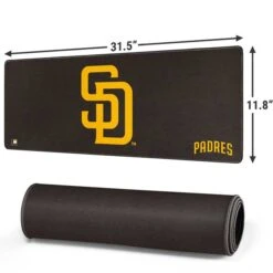 MLB San Diego Padres - Solid Distressed Gaming Mouse Pad -Skinit Store san diego padres solid distressed large gaming mouse pad 1679605015 MSPMLBSDP08GAMGLG PR 02
