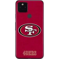 NFL San Francisco 49ers Distressed Google Pixel 5a Skin