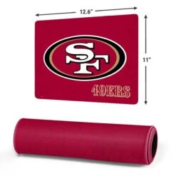 NFL San Francisco 49ers Distressed Gaming Mouse Pad