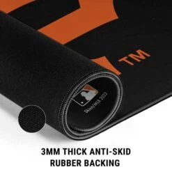 MLB San Francisco Giants - Solid Distressed Gaming Mouse Pad -Skinit Store san francisco giants solid distressed extra large gaming mouse pad 1678437516 MSPMLBSFG09GAMGXL PR 04