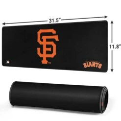MLB San Francisco Giants - Solid Distressed Gaming Mouse Pad -Skinit Store san francisco giants solid distressed large gaming mouse pad 1678312954 MSPMLBSFG09GAMGLG PR 02