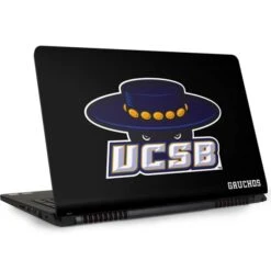 University Of California-Santa Barbara UCSB Gauchos Black Dell Inspiron Skin