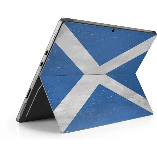 Scotland Flag Distressed Surface Pro 8 Skin 5 Scotland Flag Distressed Surface Pro 8 Skin - Image 3