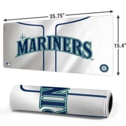 MLB Seattle Mariners Home Jersey Gaming Mouse Pad -Skinit Store seattle mariners home jersey extra large gaming mouse pad 1678437518 MSPMLBSEM03GAMGXL PR 02