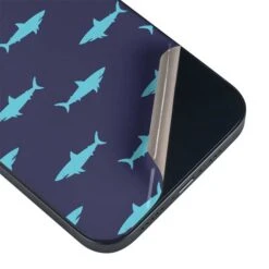 Shark Print IPhone 15 Skin -Skinit Store shark print iphone 15 skin 1694187501 SKNSMRFIF21IPHN15 PR 03