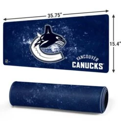 NHL Vancouver Canucks Iced -Skinit Store shtnhl07 extra large gaming mouse pad 1668025452 MSPSHTNHL07GAMGXL PR 02