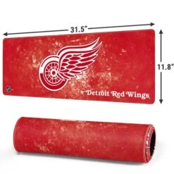 NHL Detroit Red Wings Iced -Skinit Store shtnhl27 large gaming mouse pad 1668022647 MSPSHTNHL27GAMGLG PR 02