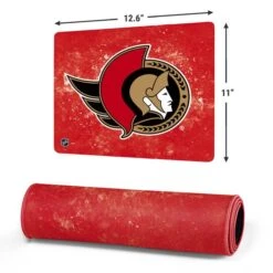 NHL Ottawa Senators Iced Gaming Mouse Pad