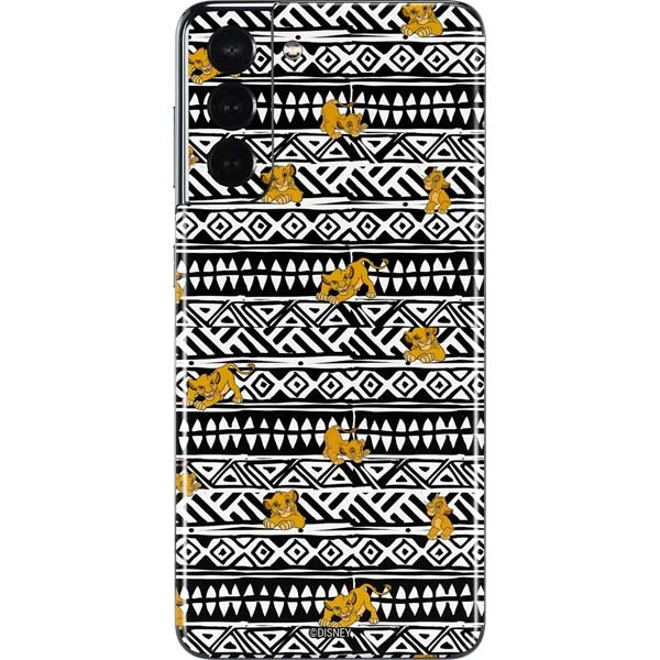 Disney The Lion King Simba Tribal Print Galaxy S21 5G Skin 3 Disney The Lion King Simba Tribal Print Galaxy S21 5G Skin