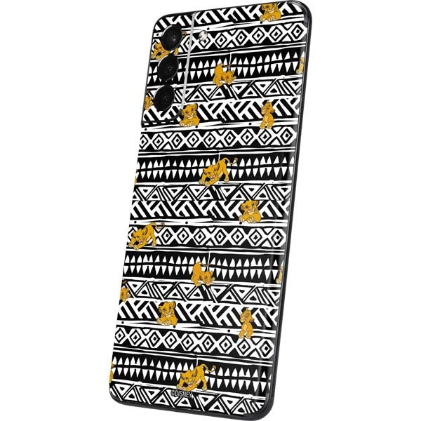 Disney The Lion King Simba Tribal Print Galaxy S21 5G Skin 4 Disney The Lion King Simba Tribal Print Galaxy S21 5G Skin - Image 2