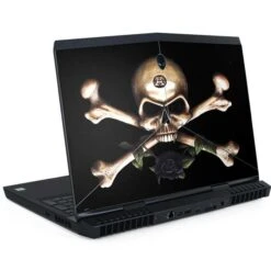 Alchemy Skull And Crossbones Dell Alienware Skin