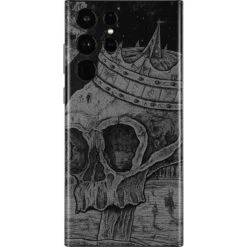 Alchemy Carta Skull Sketch Galaxy S22 Ultra Skin