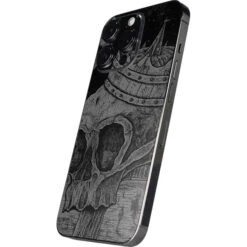 Alchemy Carta Skull Sketch IPhone 15 Pro Max Skin -Skinit Store skull sketch iphone 15 pro max skin 1694187088 SKNALCHMY09IP15PM PR 02