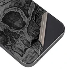 Alchemy Carta Skull Sketch IPhone 15 Pro Max Skin -Skinit Store skull sketch iphone 15 pro max skin 1694187088 SKNALCHMY09IP15PM PR 03