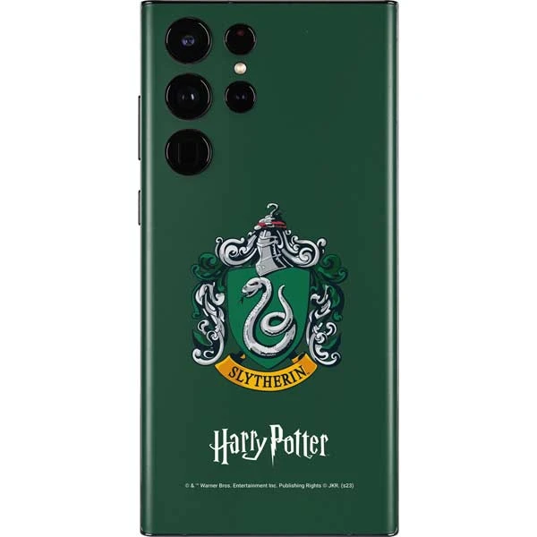 Wizarding World Harry Potter Slytherin House Crest Galaxy S22 Ultra Skin 3 Wizarding World Harry Potter Slytherin House Crest Galaxy S22 Ultra Skin