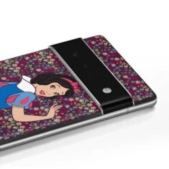 Disney Snow White Character With Floral Pattern Google Pixel 6 Skin -Skinit Store snow white floral google pixel 6 skin 1639094190 SKNDSSNWT19GPIXL6 PR 03