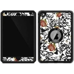 Disney Snow White Roses And Character Silhouette Otterbox Defender IPad Skin