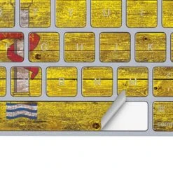 Spain Flag Dark Wood Magic Keyboard Skin -Skinit Store spain flag dark wood magic keyboard skin 1616707006 SKNTFDKWD23AMKBDX PR 04